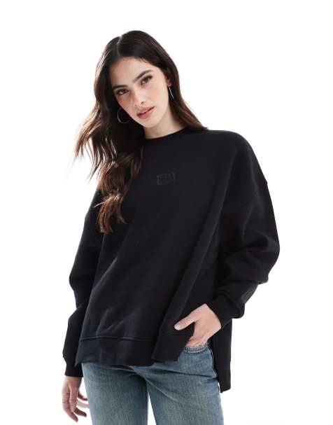 Hera Womens collective sweatshirt in black - view 1