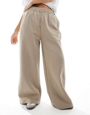 Hera Womens Collective Wide Leg Sweatpant In Neutral