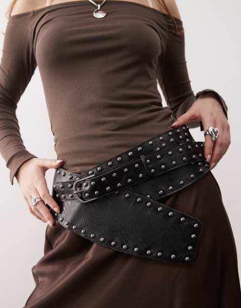 Heretic Nine black studded belt - view 1