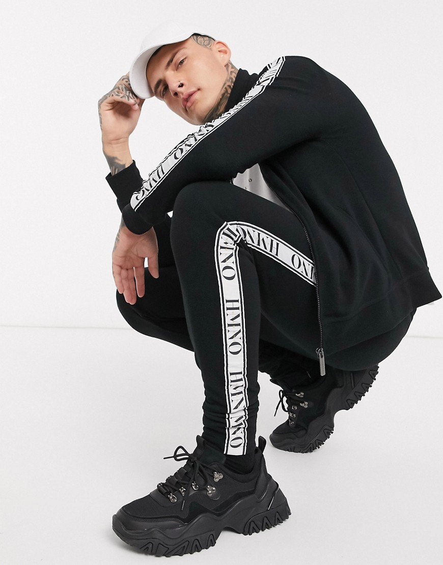 Hermano - Skinny joggingbroek met band in zwart