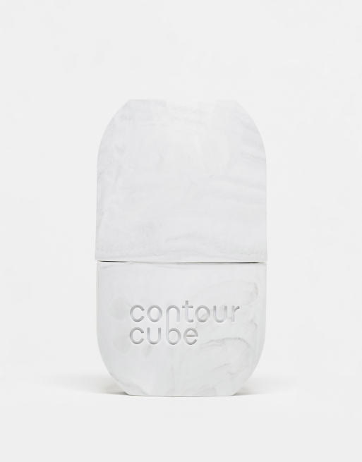 Herramienta facial de hielo color marmoleado de tamaño pequeño de Contour Cube