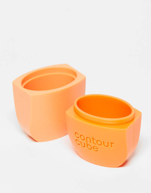 Herramienta facial de hielo color melocotón de tamaño pequeño de Contour Cube, 5 de 5