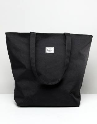 herschel mica black shopper tote bag