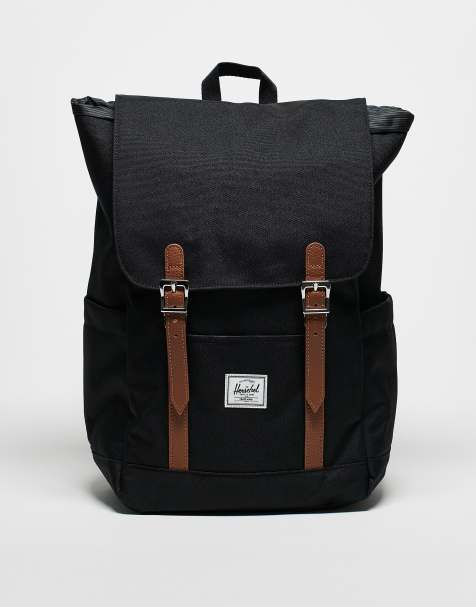 Herschel - Retreat - Petit sac à dos avec bretelles fauve - Noir - view 1