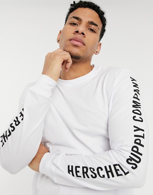 Herschel Supply Co arm print long sleeve t-shirt
