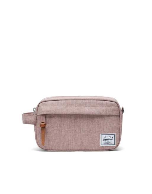 Herschel Supply Co. – Chapter carry on – Kulturbeutel in Aschrosa mit Kreuzschraffurmusterung