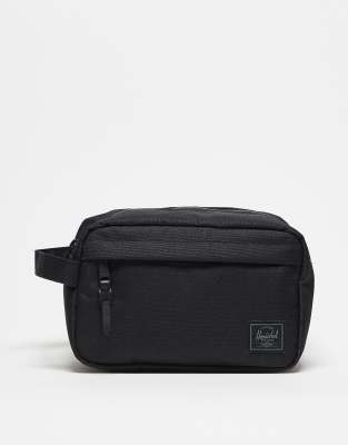Herschel Supply Co - Chapter - Reis toilettas in ton-sur-ton zwart - view 1