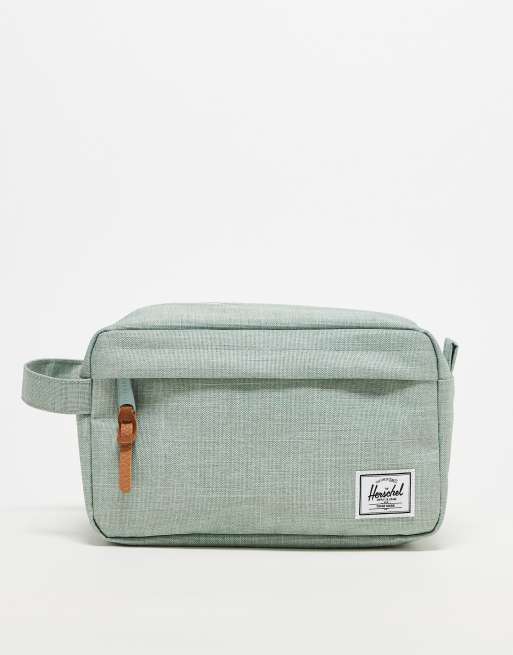 Herschel Supply Co - Chapter - Reis toilettas met textuur in groen