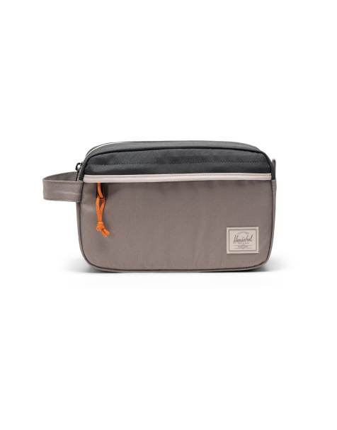 Herschel Supply Co Chapter travel kit in grey - view 1