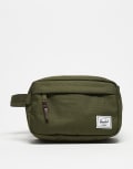 [Herschel Supply Co] Herschel Supply Co Chapter travel kit washbag in dark green No Size Dark green