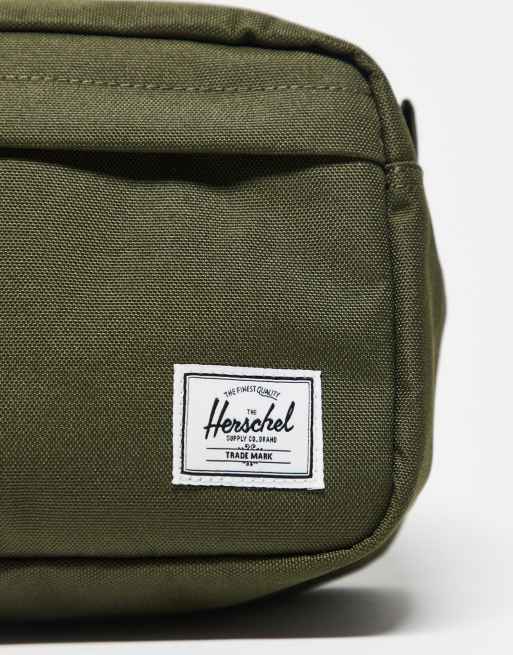 Herschel Supply Co Chapter travel kit washbag in dark green, 2 of 3