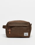 [Herschel Supply Co] Herschel Supply Co Chapter travel washbag in chocolate-Brown No Size BROWN