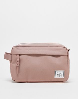 Herschel Supply Co chapter travel kit in ash rose - ASOS Price Checker