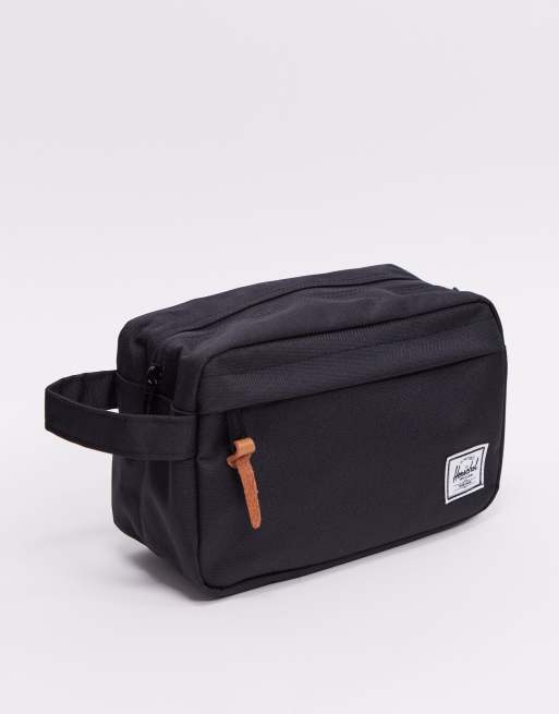 Herschel Supply Co chapter wash bag in black | ASOS