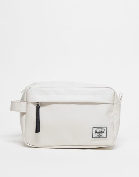 Herschel Supply Co Chapter weather resistant travel kit in off white