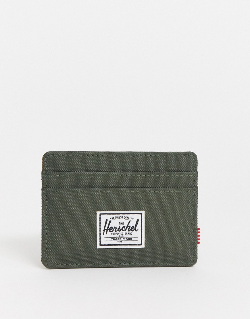 Herschel Supply Co - Charlie - Khakifarvet RFID-kortholder-Grøn