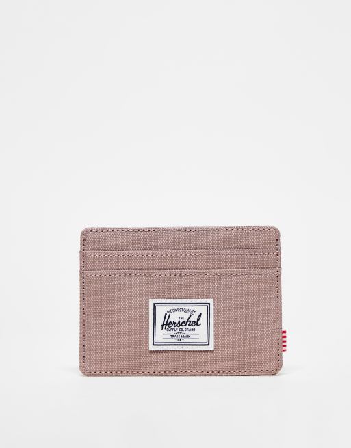 Herschel Supply Co - Charlie - Portacarte color rosa cenere