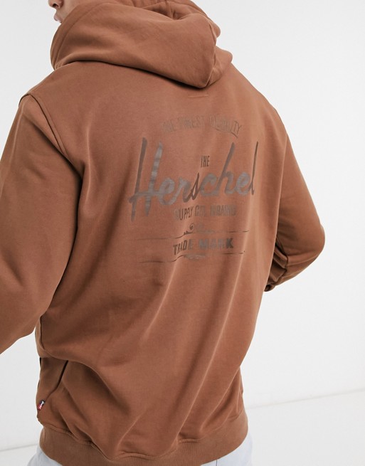 Herschel Supply Co chest print overhead hoodie