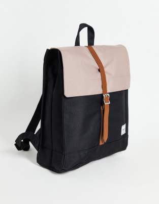 Herschel Supply Co Exclusive City Backpack In Ash Rose Pink And Black-multi In Pink