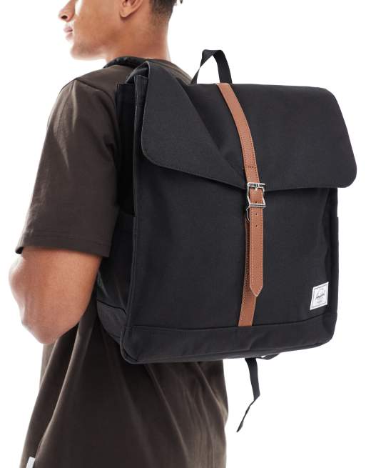 Herschel Supply Co city backpack in black | ASOS