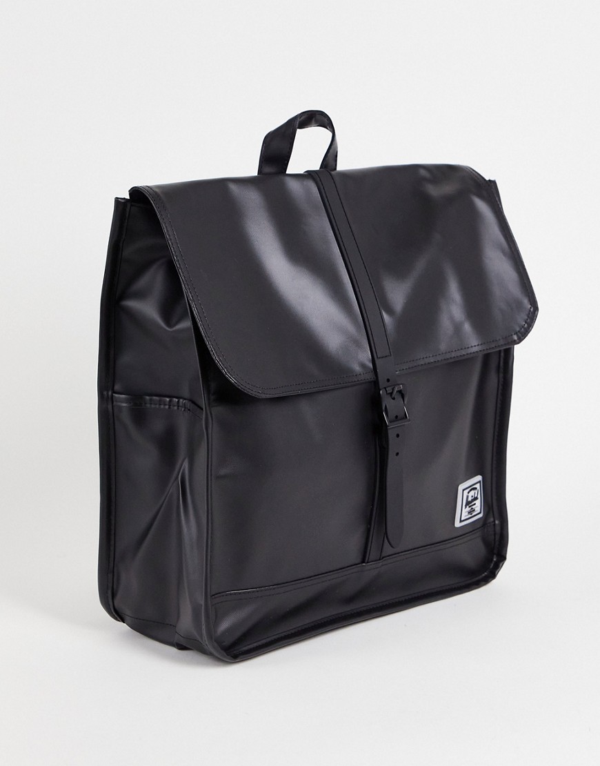 herschel supply co. city mid volume weather resistant backpack in black