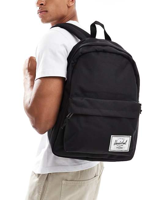 herschel backpack black laptop sleeve Heritage The Herschel Classic XL Backpack in black is built for men who need space and style in one Herschel Classic Backpack XL, Black