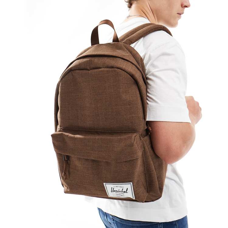 herschel backpack corduroy Herschel Supply Co classic backpack in chocolate