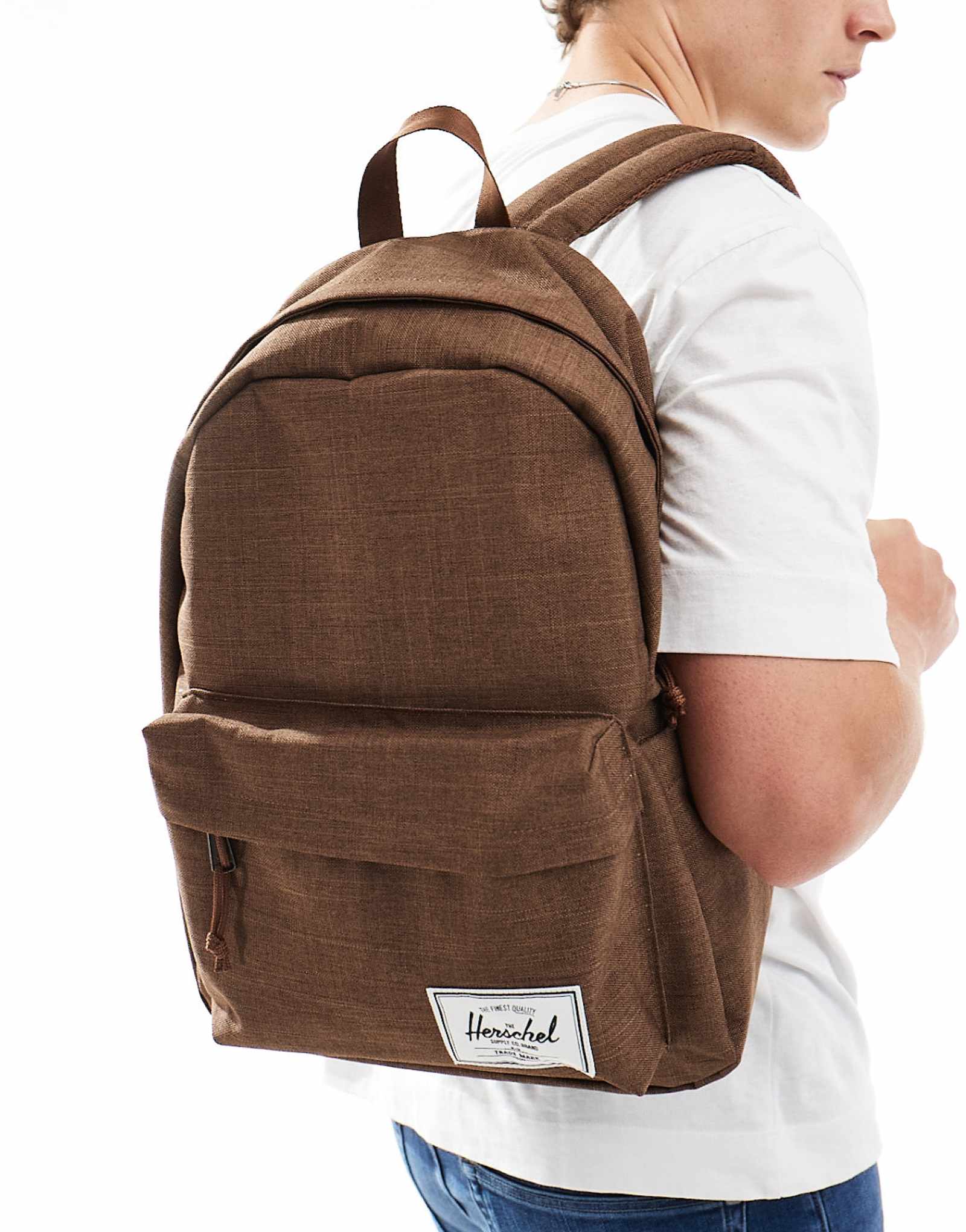 Классический рюкзак Herschel Supply Co в шоколадном цвете