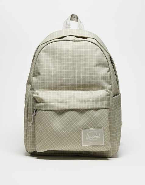 Herschel Supply Co classic backpack in light green grid print - view 1