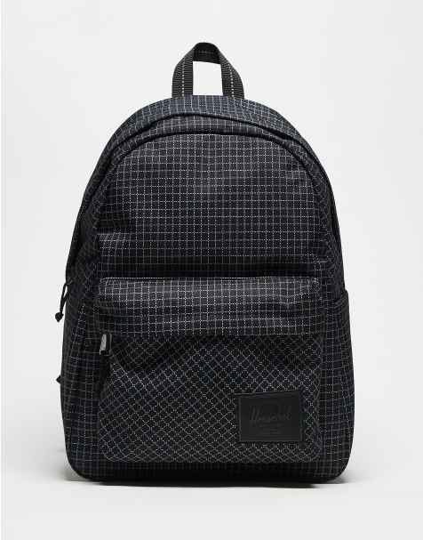 Herschel Supply Co classic backpack in off black grid print - view 1