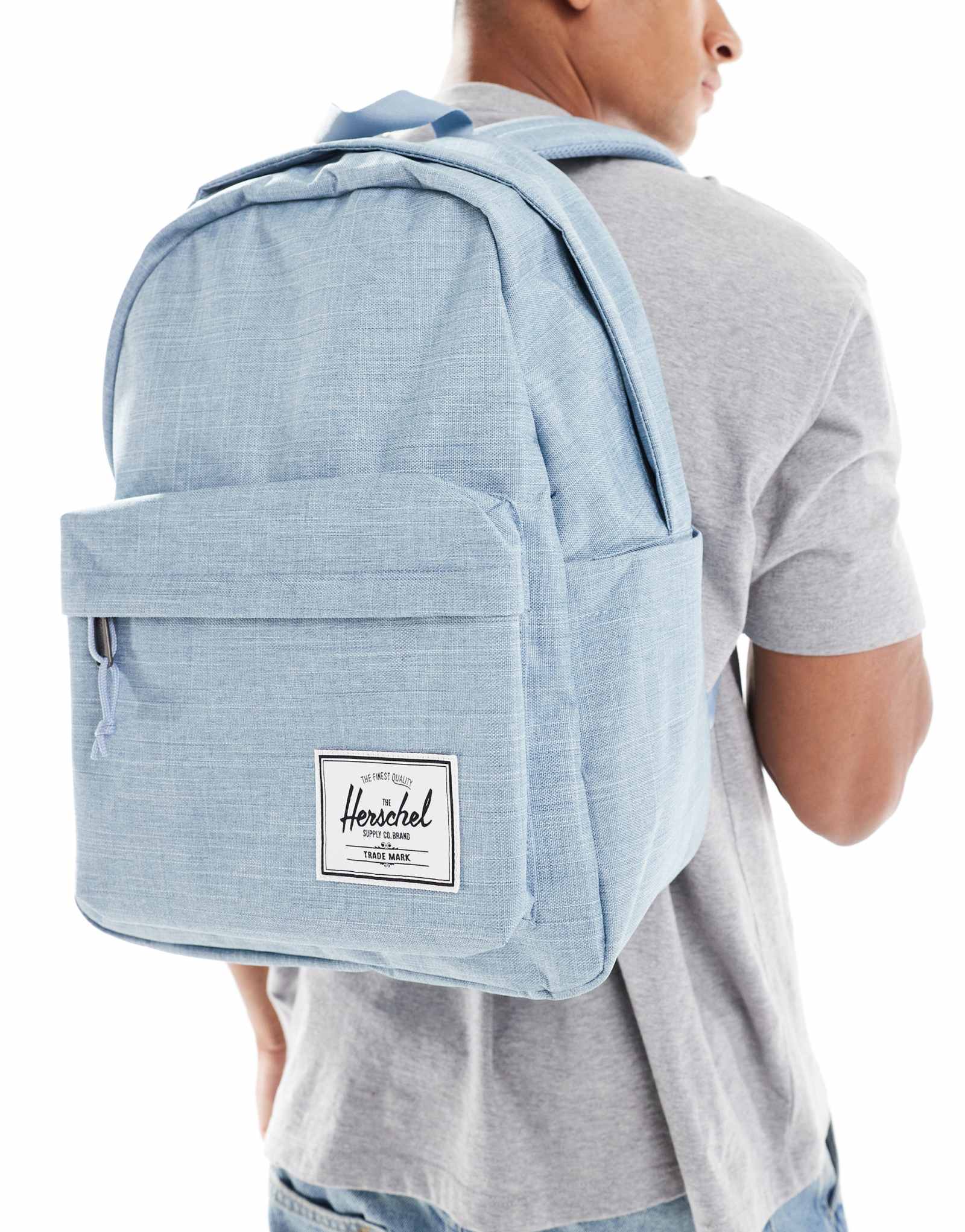 Классический рюкзак Herschel Supply Co бледно-голубого цвета