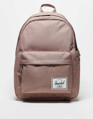 Herschel Supply Co classic backpack with laptop sleeve in ash rose-pink