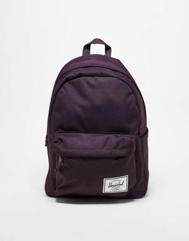 Herschel Supply Co - classic backpack with laptop sleeve in plum