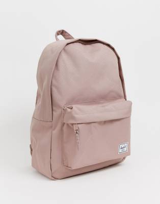 herschel backpack pink and grey