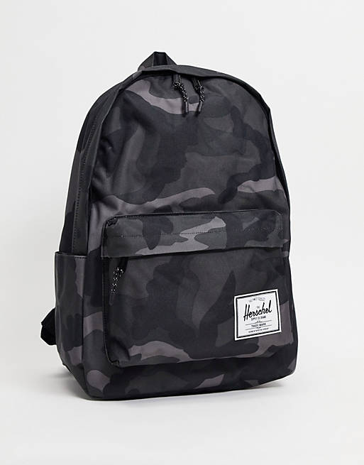 Herschel Supply Co classic x-large backpack in black camo | ASOS