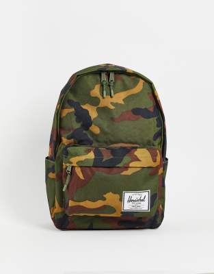 Herschel Supply Co Herschel Supply Co Classic XL backpack in camo print-Green