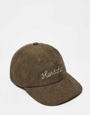 Herschel Supply Co corduroy cap in beige