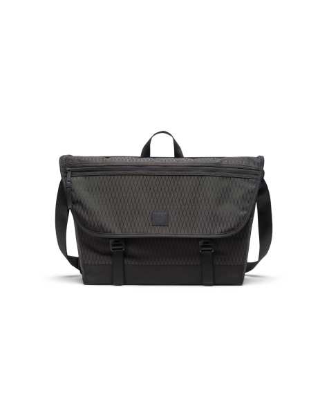 Herschel Supply Co Cove messenger 22.5l bag in black - view 1