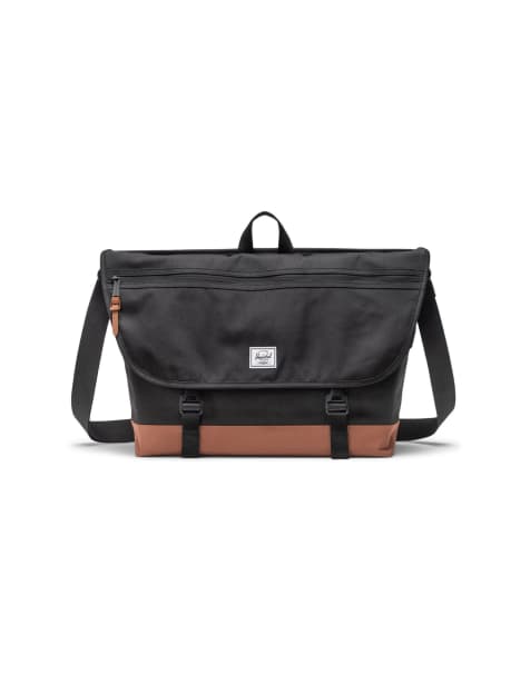 Herschel Supply Co Cove messenger bag in black - view 1