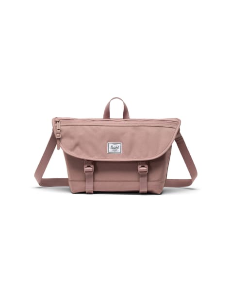 Herschel Supply Co Cove messenger bag in pink - view 1