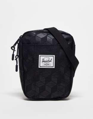Herschel Supply Co Cruz cross body bag in black optic check - ASOS Price Checker