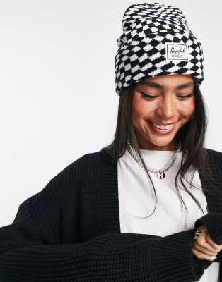 Herschel Supply Co Herschel Supply Co Elmer beanie hat in warp check-Multi