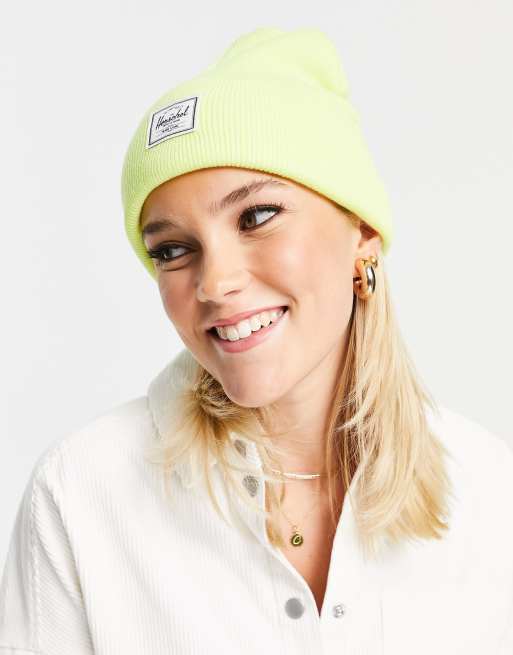 neon pink herschel beanie