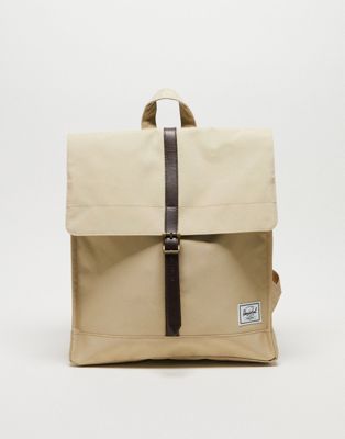 Herschel Supply Co Exclusive City backpack in light taupe