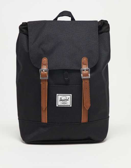 Herschel Supply Co Exclusive Retreat mini backpack in black | ASOS