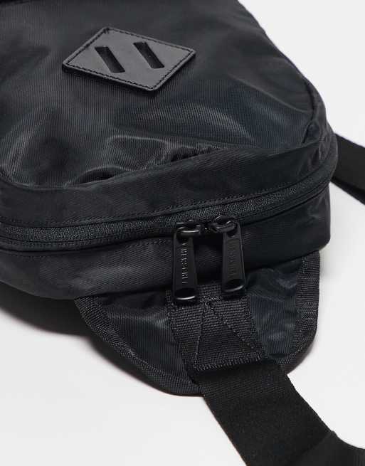 Herschel Supply Co Festival Heritage sling bag in black nylon, 3 of 4
