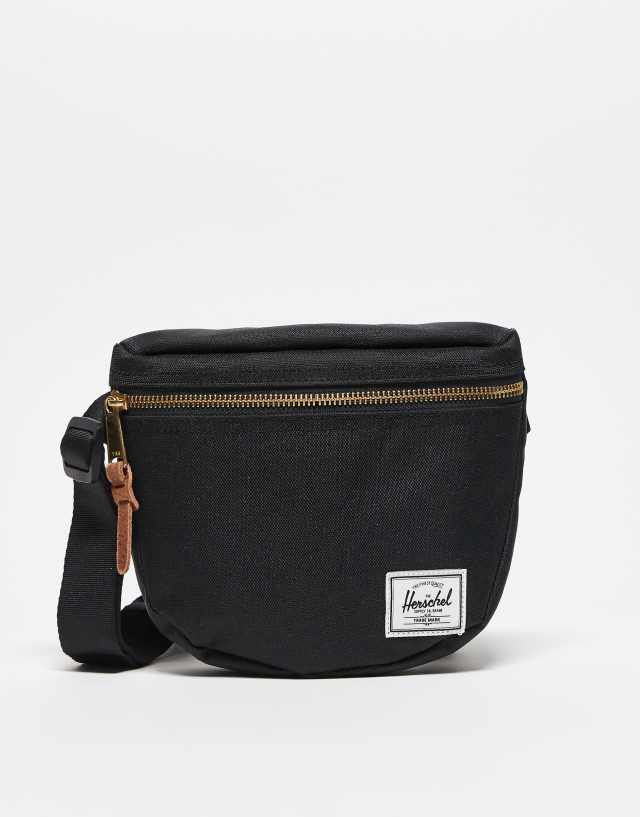 Herschel Supply Co - festival settlement crossbody bag in black - black