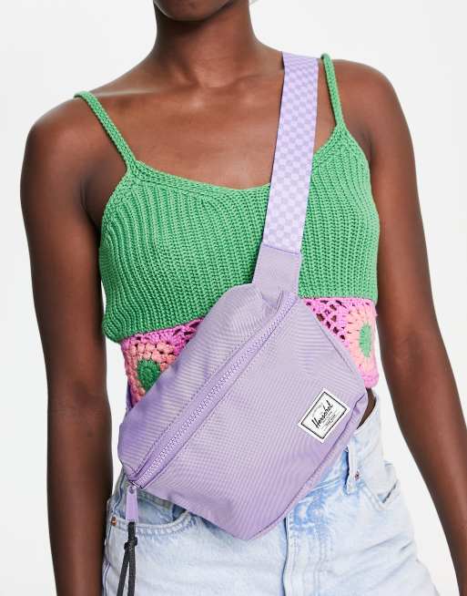 Herschel Supply Co - Fifteen - Lyslilla crossbody-bæltetaske 