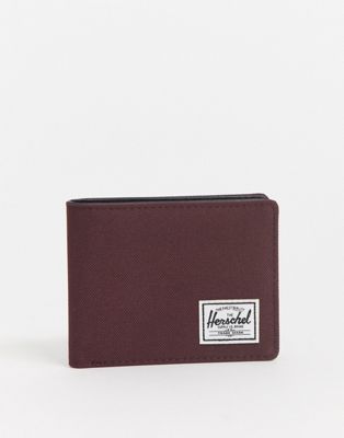 Herschel Supply Co – Hank – Vinröd kortplånbok med RFID-teknik