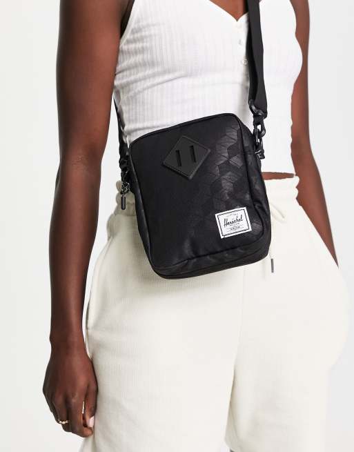 Herschel Supply Co Heritage Crossbody Bag In Black Check | lupon.gov.ph